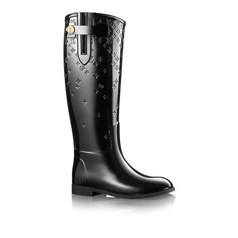 black louis vuitton rain boots|louis vuitton ladies boots price.